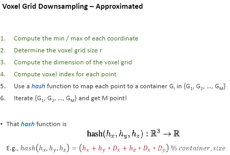 approximatevoxelgrid